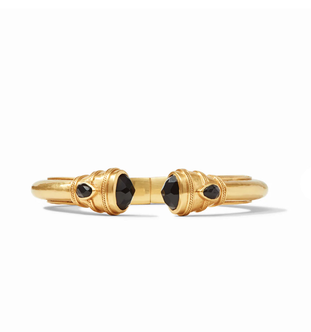 Julie Vos: Astor Demi Cuff Obsidian Black C