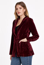 Load image into Gallery viewer, Dear John: Wylie Blazer in Red Plum
