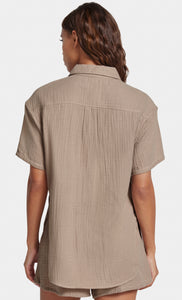 UGG: Embrook Shirt in Putty