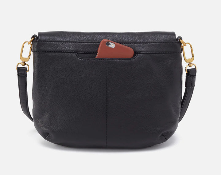 Hobo: Fern Foldover Messenger in Black