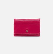 Load image into Gallery viewer, Hobo: Jill Mini Trifold Wallet in Fuchsia
