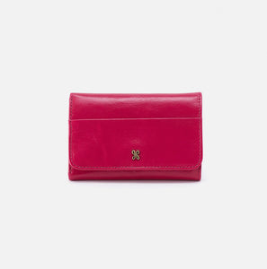 Hobo: Jill Mini Trifold Wallet in Fuchsia