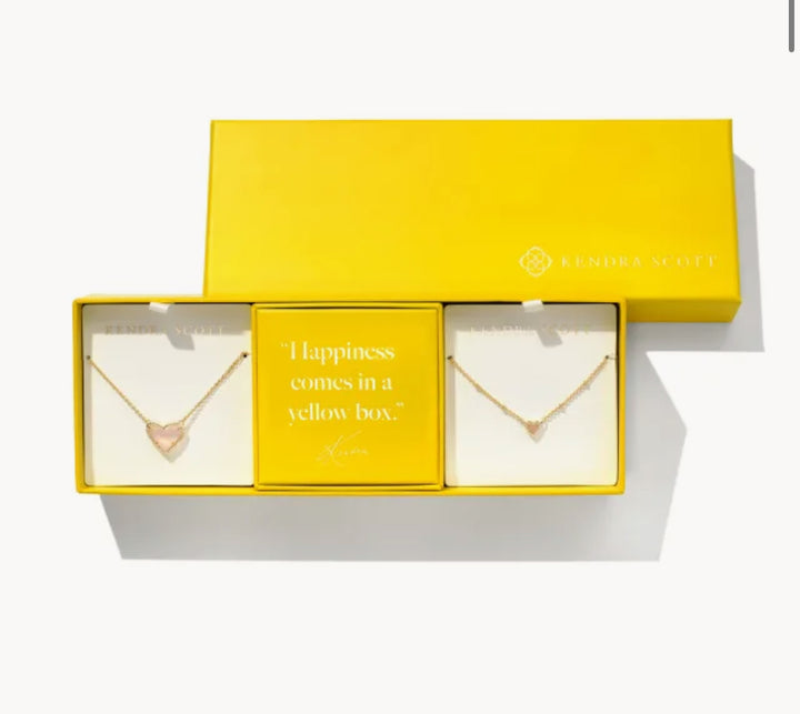 Kendra Scott: Ari Gift Set of 2 in Gold Rose Quartz