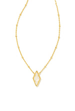 Load image into Gallery viewer, Kendra Scott: Kinsley Pendant Necklace in Gold Ivory MOP
