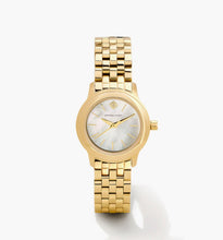 Load image into Gallery viewer, Kendra Scott: Alex Gold Tone Stainless Steel 35MM Watch in Ivory Mother Of Pearl

