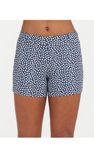Spanx: Sunshine Shorts 4” in Navy Painted Dot