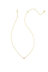 Kendra Scott: Emilie Necklace in Gold Iridescent Drusy