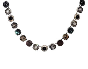 Mariana: Large Rosette Necklace in "Nightfall"