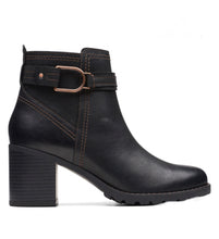 Load image into Gallery viewer, Clarks: Leda Strap in Black Leather
