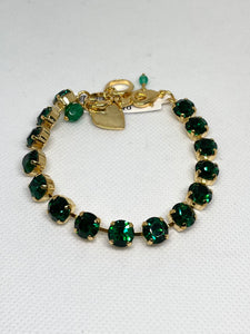 Mariana: Medium Everyday Bracelet in “Emerald Green”