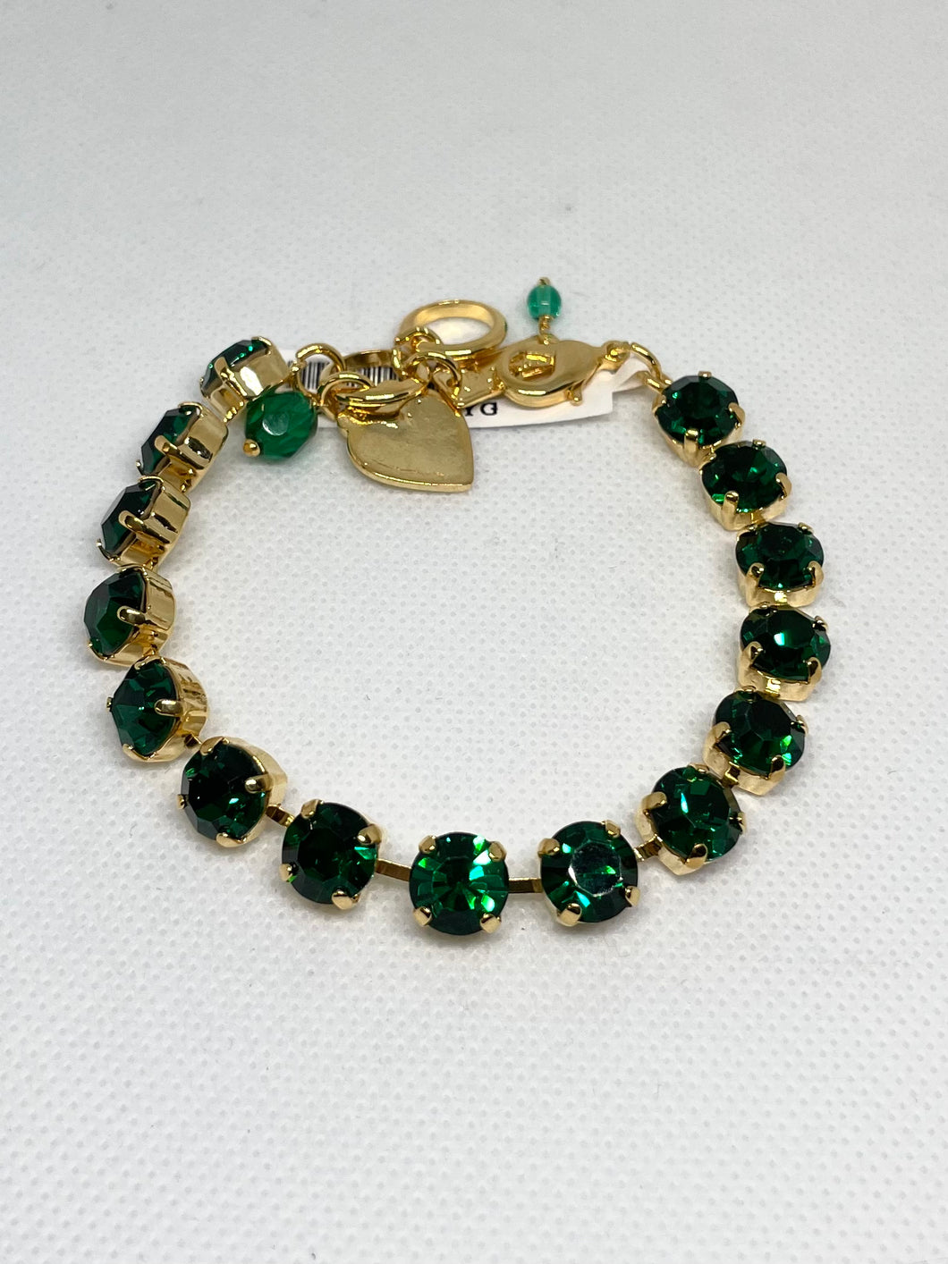 Mariana: Medium Everyday Bracelet in “Emerald Green”