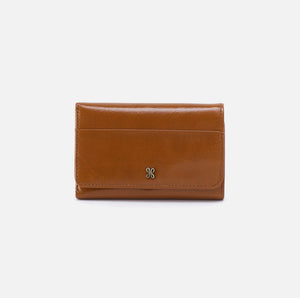 Hobo: Jill Mini Trifold Wallet in Truffle