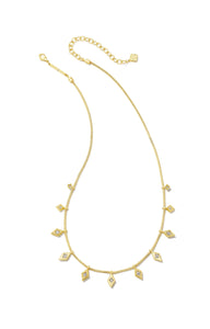 Kendra Scott: Kinsley Strand Necklace in White Crystal