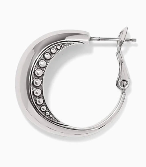 Brighton: Pretty Tough Arch Hoop Earring in Silver