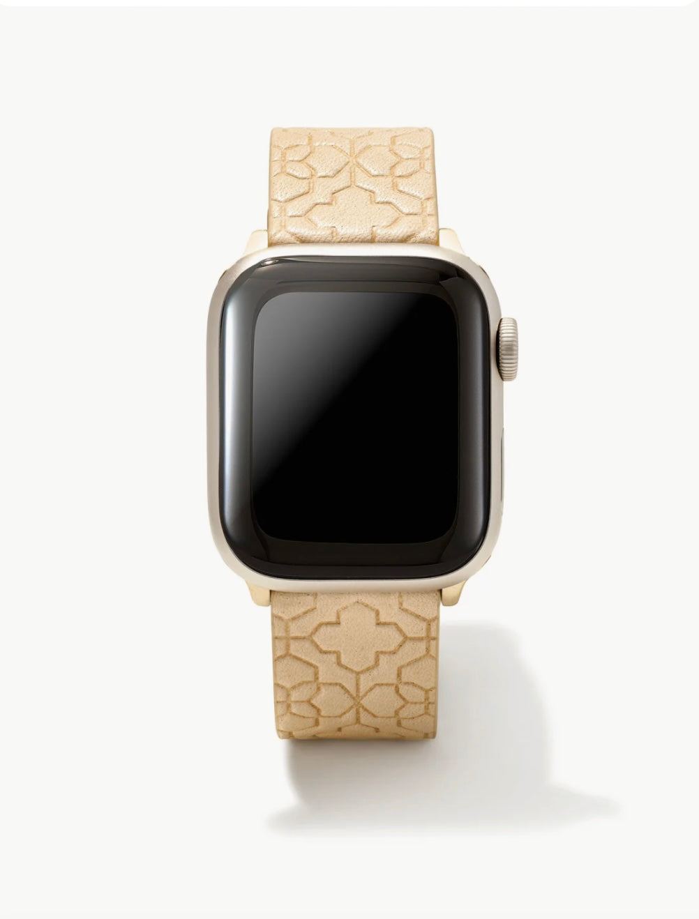 Kendra Scott: Filigree Beige Leather Watch