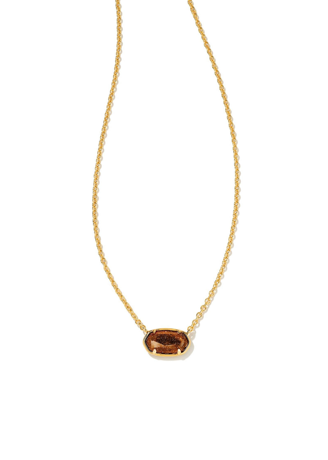 Kendra Scott: Grayson Necklace in Gold Orange Goldston