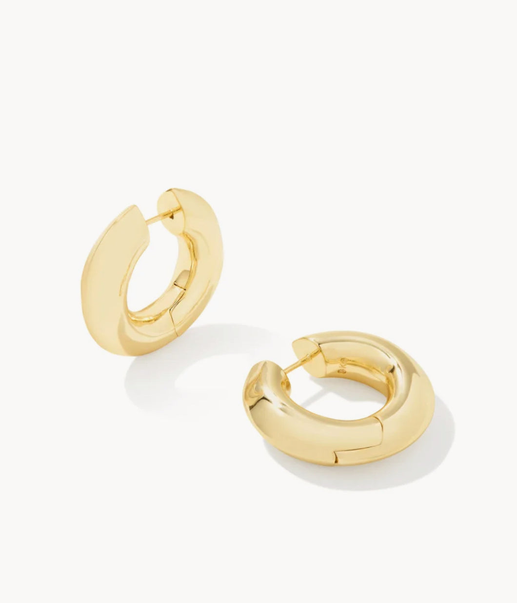 Kendra Scott: Mikki Metal Hoop Earrings in Gold