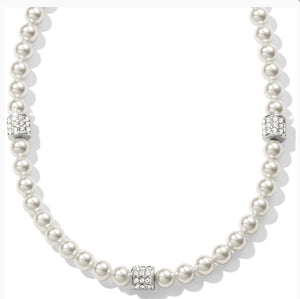 Brighton: Meridian Petite Pearl Station Necklace