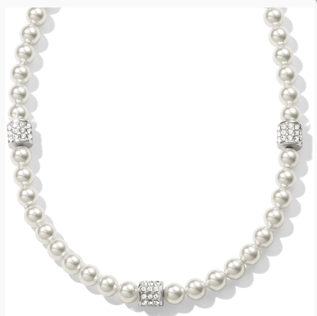 Brighton: Meridian Petite Pearl Station Necklace