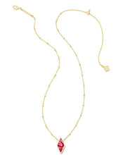 Load image into Gallery viewer, Kendra Scott: Kinsley Short Pendant Necklace in Raspberry
