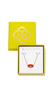 Kendra Scott: Boxed Elisa Necklace in Gold Red Illusion