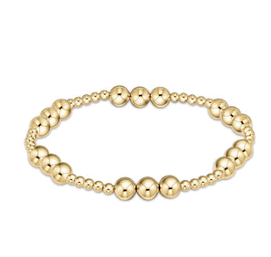 Enewton: Classic Joy Pattern Gold Bead Bracelet