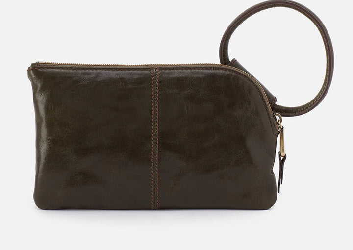 Hobo: Sable Clutch in Deep Moss