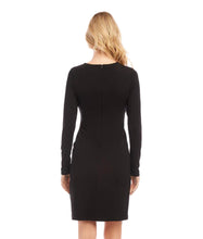 Load image into Gallery viewer, Karen Kane: Sparkle Sheath Dress in Black
