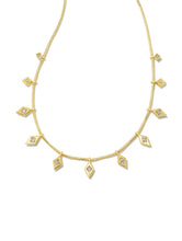 Load image into Gallery viewer, Kendra Scott: Kinsley Strand Necklace in White Crystal
