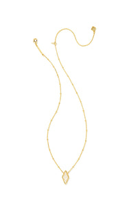 Kendra Scott: Kinsley Pendant Necklace in Gold Ivory MOP