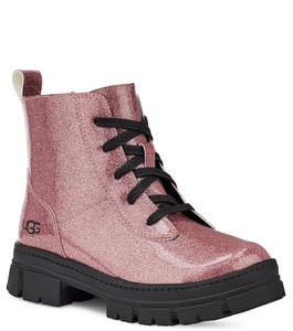 UGG: Ashton Lace Up Glitter in Pink