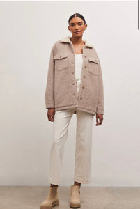 Z Supply: Jordan Jacket in Heather Latte