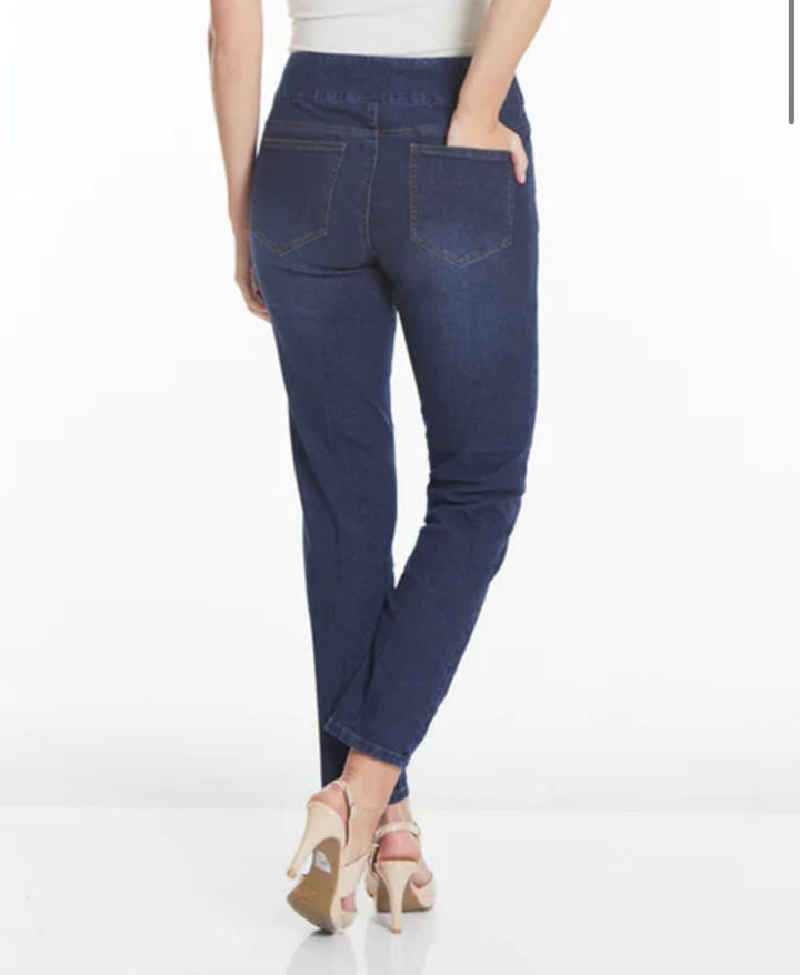 Multiples: Ankle Jeans in Midnight Indigo