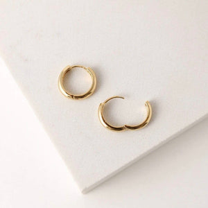 Lovers Tempo: Bea 15mm Gold Hoop Earrings