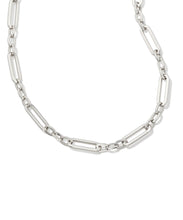 Load image into Gallery viewer, Kendra Scott: Heather Link Silver Chain Necklace
