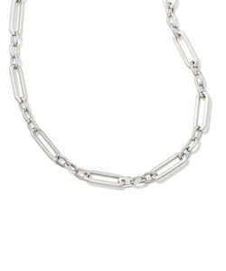 Kendra Scott: Heather Link Silver Chain Necklace