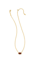 Load image into Gallery viewer, Kendra Scott: Grayson Necklace in Gold Orange Goldston
