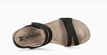 Load image into Gallery viewer, Mephisto: Emelia Sandal with Heel in Black Art8100 5145293
