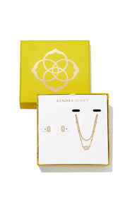 Kendra Scott: Emilie Gold Iridescent Drusy Gift Set