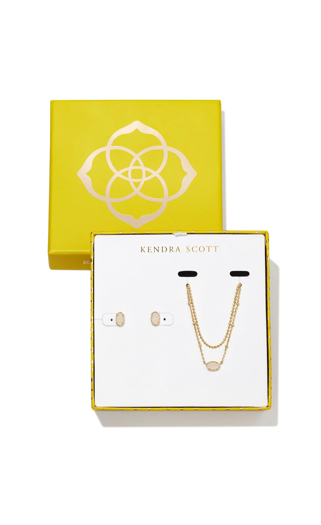 Kendra Scott: Emilie Gold Iridescent Drusy Gift Set