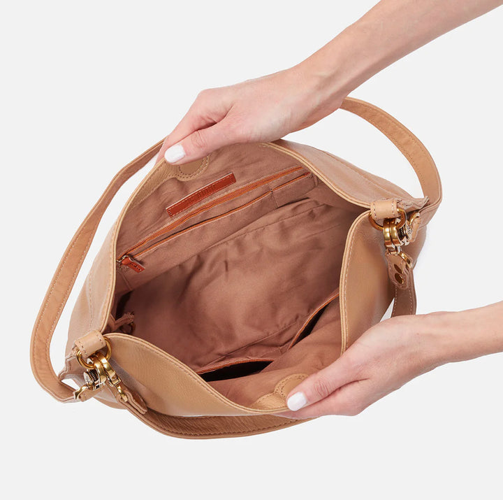 Hobo: Pier Shoulder Bag in Sandstone
