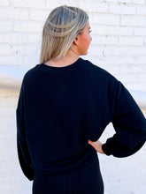 Load image into Gallery viewer, Z Supply: Team Love Long Sleeve Top in Black

