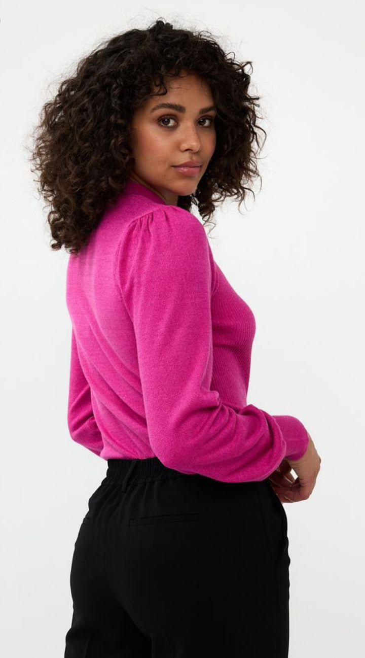 Esqualo: Neon Mix Rib Detail Lurex Sweater 31501