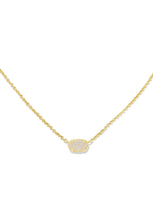 Load image into Gallery viewer, Kendra Scott: Emilie Necklace in Gold Iridescent Drusy
