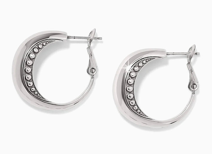 Brighton: Pretty Tough Arch Hoop Earring in Silver