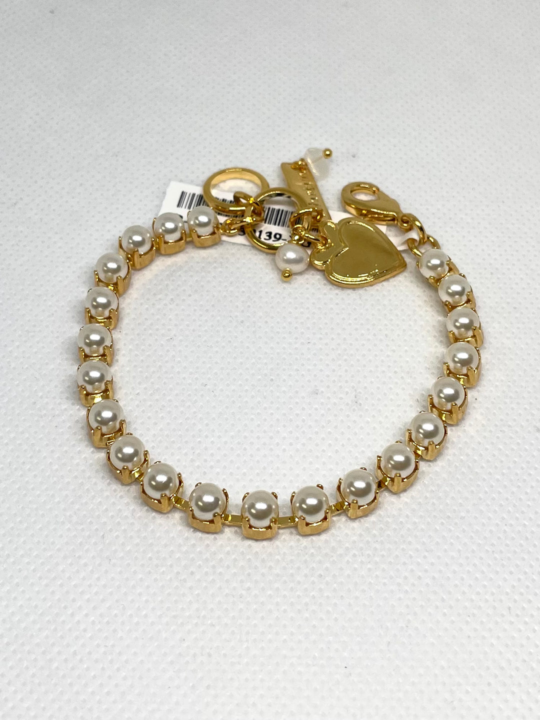 Mariana: Petite Everyday Gold Bracelet in “Cream Pearl”