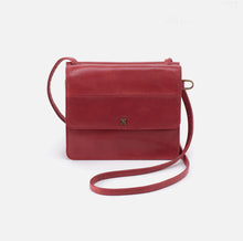 Load image into Gallery viewer, Hobo: Jill Wallet Crossbody in Cranberry
