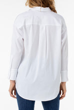 Load image into Gallery viewer, Liverpool:Oversized Classic White Button-Down
