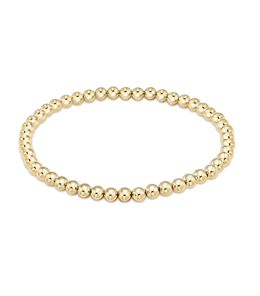Enewton: Classic Gold 4mm Bead Bracelet