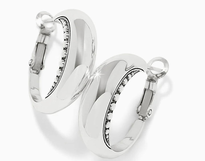 Brighton: Pretty Tough Arch Hoop Earring in Silver